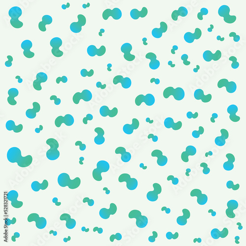 Light BLUE vector seamless template with bubble shapes. Brand-new colored illustration in marble style with gradient. Textured wave pattern for backgrounds. 