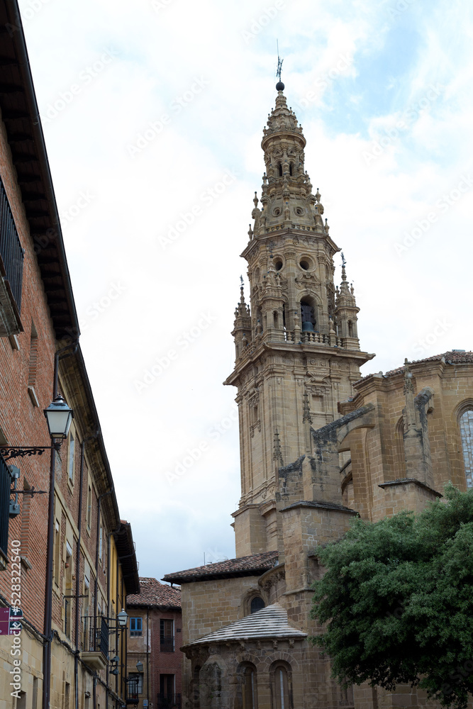Town of Santo Domingo de la Calzada, in the north of Spain, an area of passage for pilgrims on the Pilgrim's Way to Santiago de Compostela.