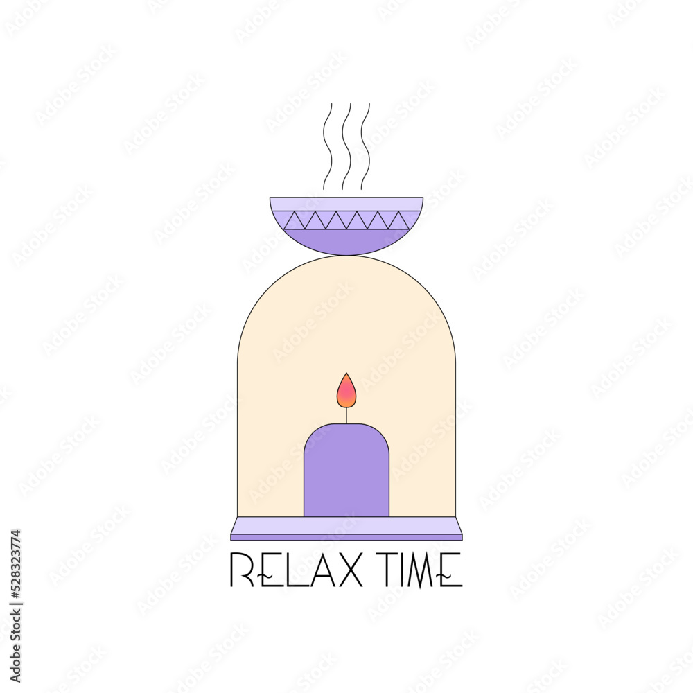 aromatherapy, spa candle and oil burner vector icon, botanical healing, essential oils, medicinal herbs, logo flat style illustration for web, mobile apps, design. time to relax theme. aromatherapy, spa candle and oil burner vector icon, botanical healing, essential oils, medicinal herbs, logo flat style illustration for web, mobile apps, design. time to relax theme.