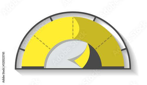 Adventure camp tent icon isolated on white background vector illustration. Campsite equipment in flat design. Hiking traveling, nature vacation concept.