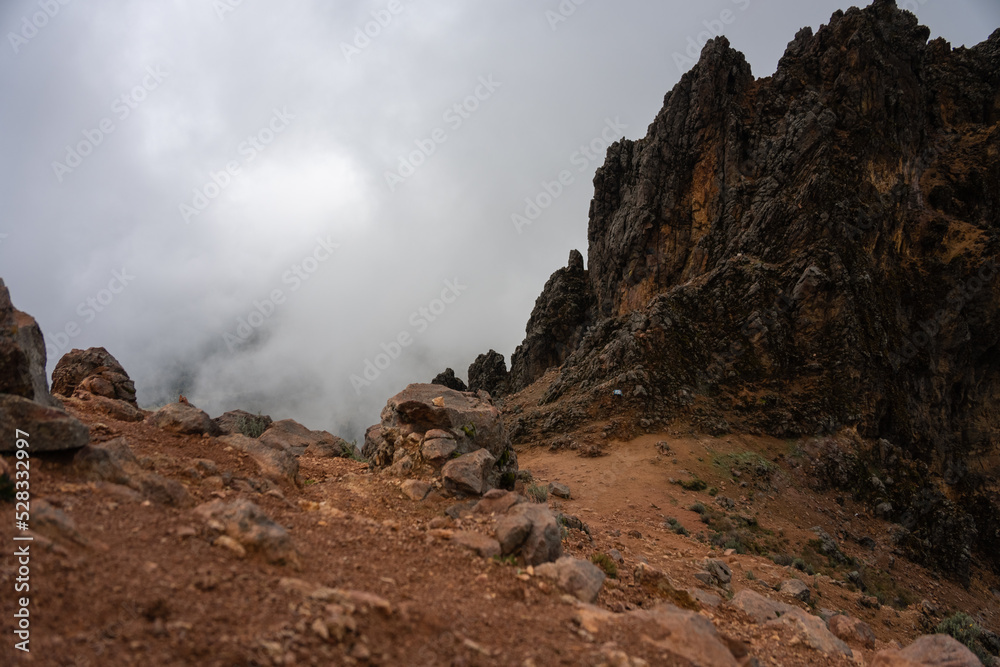 Fog in the mountains