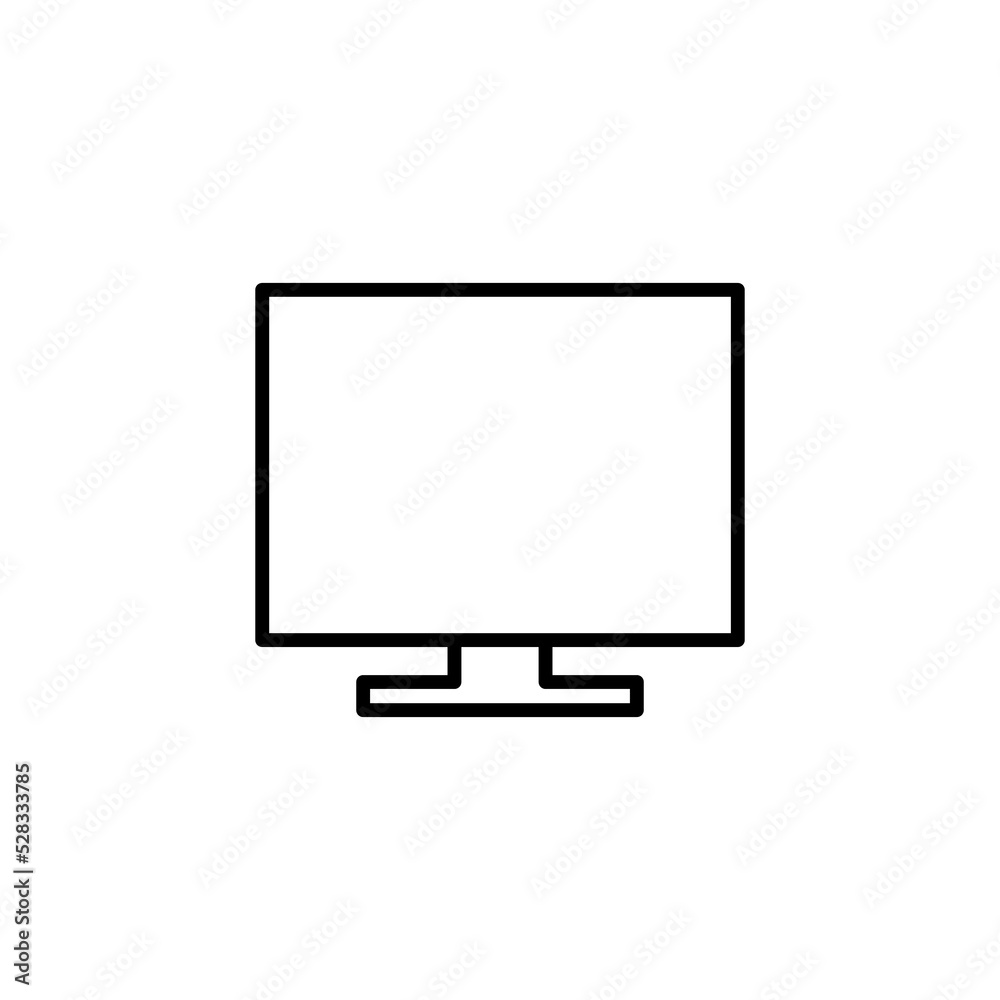 Computer icon vector for web and mobile app. computer monitor sign and symbol Computer icon vector for web and mobile app. computer monitor sign and symbol