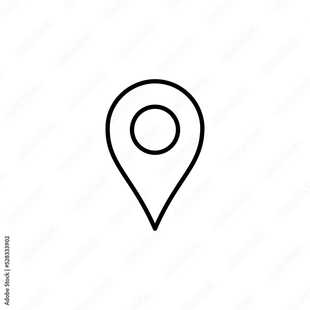 Pin icon for web and mobile app. Location sign and symbol. destination icon. map pin Pin icon for web and mobile app. Location sign and symbol. destination icon. map pin
