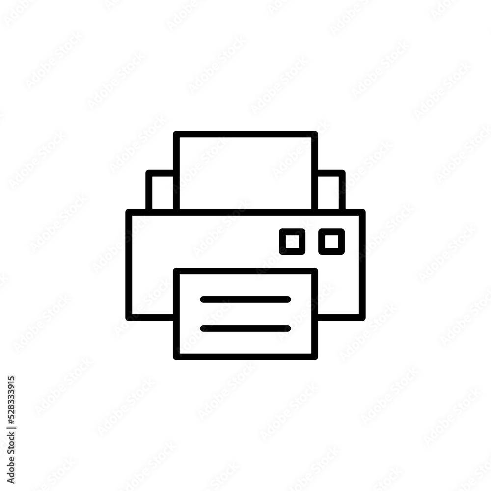 Print icon for web and mobile app. printer sign and symbol Print icon for web and mobile app. printer sign and symbol