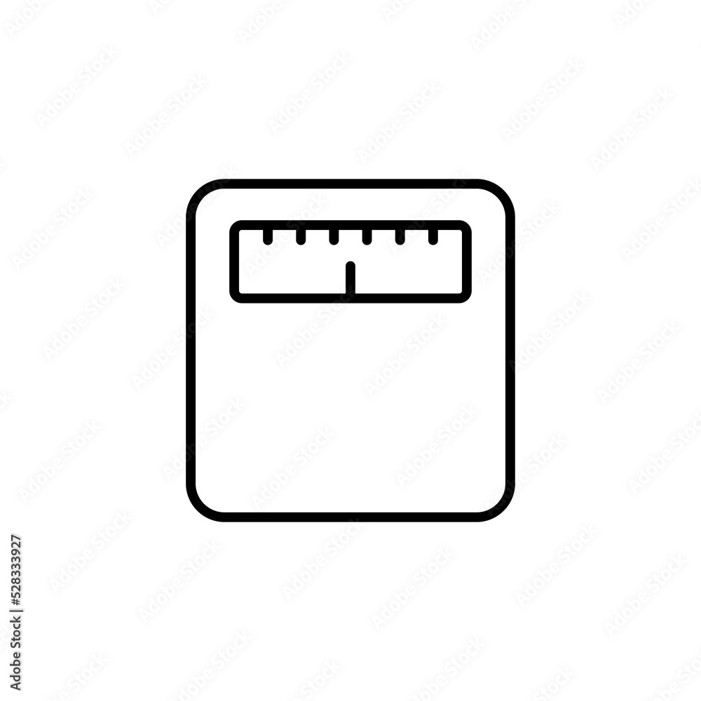 Scales icon for web and mobile app. Weight scale sign and symbol Scales icon for web and mobile app. Weight scale sign and symbol