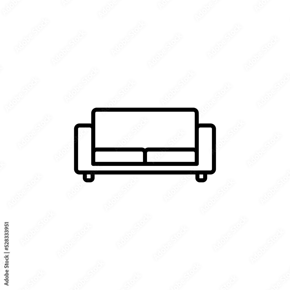 Sofa icon for web and mobile app. sofa sign and symbol. furniture icon Sofa icon for web and mobile app. sofa sign and symbol. furniture icon