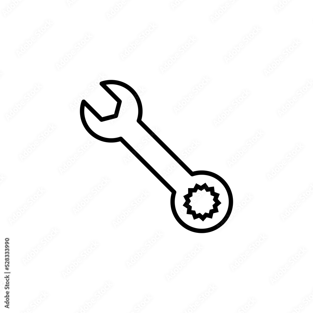 Wrench icon for web and mobile app. repair icon. tools sign and symbol Wrench icon for web and mobile app. repair icon. tools sign and symbol