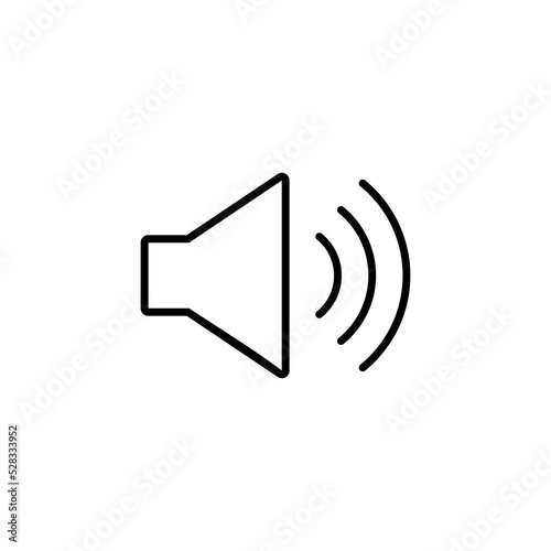 Wallpaper Mural Speaker icon for web and mobile app. volume sign and symbol. loudspeaker icon. sound symbol Torontodigital.ca