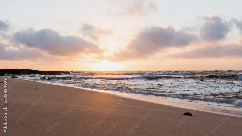 sunset at the beach