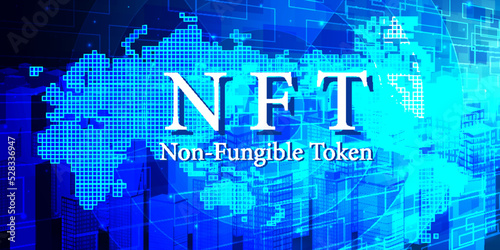 nft  世界　ネットワーク　背景