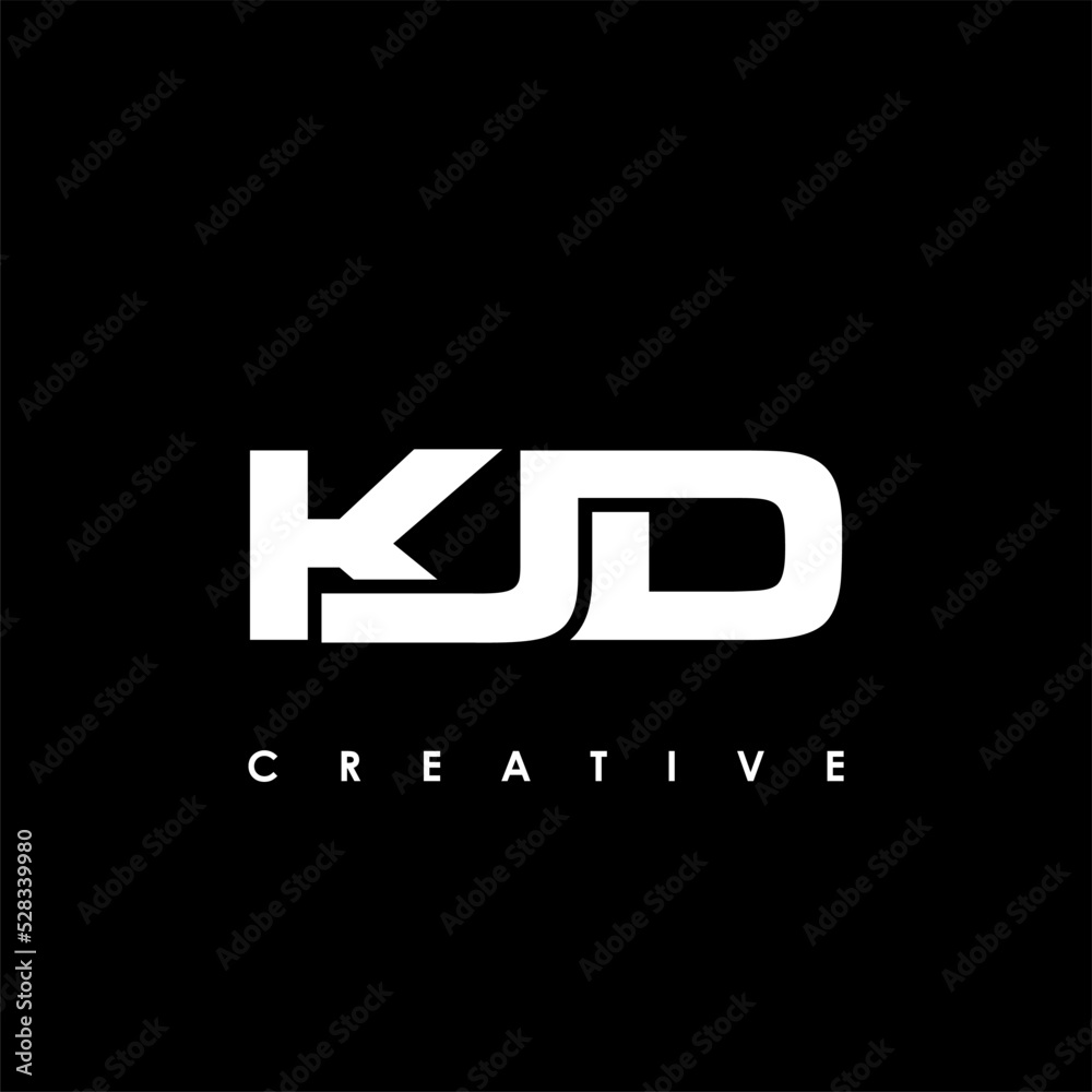 KJD Letter Initial Logo Design Template Vector Illustration KJD Letter Initial Logo Design Template Vector Illustration