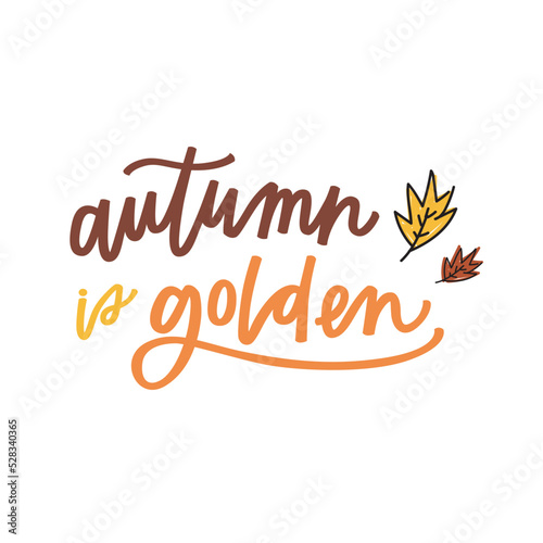 Autumn is golden