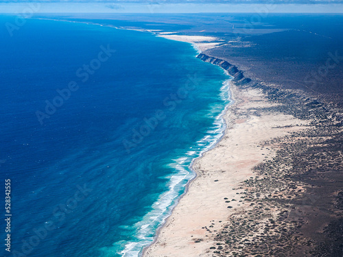 Aerial view along South Australian coast