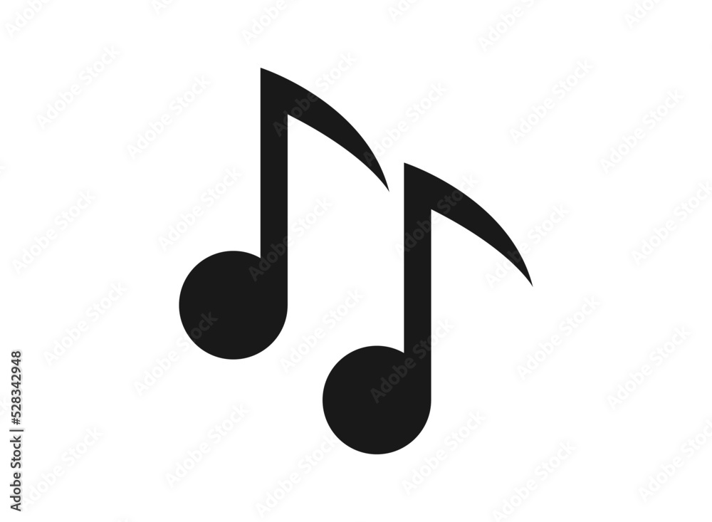 Music icon vector, Melody, song, note, sound, audio sign Isolated on white background. Trendy Flat style for graphic design, logo, Web site, social media, UI, mobile app, EPS10 Music icon vector, Melody, song, note, sound, audio sign Isolated on white background. Trendy Flat style for graphic design, logo, Web site, social media, UI, mobile app, EPS10