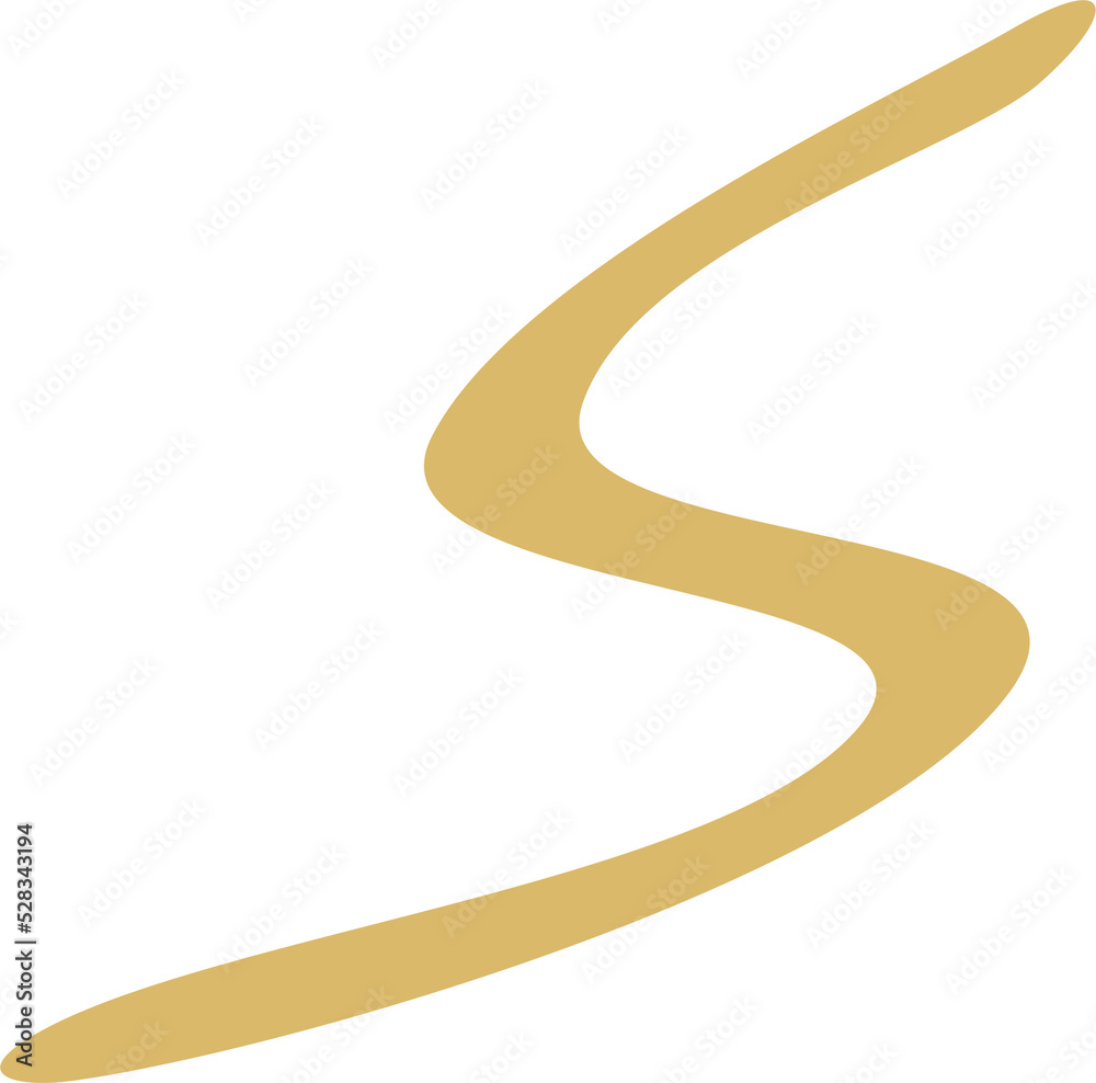 brown curved line brown curved line