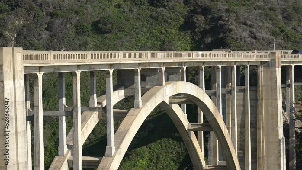 Big Sur Bixby Bridge Pacific Coast Highway Telephoto California USA