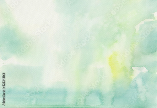 abstract watercolor background with clouds for card illustration decoration