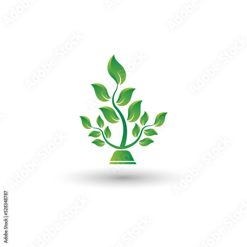 Organic logo farmhouse concept logo full vector