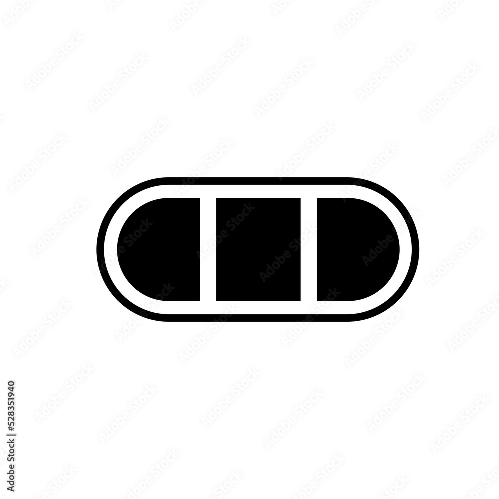 Graphic flat battery icon for your design and website Graphic flat battery icon for your design and website