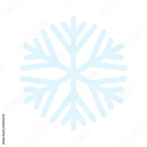 Snowflake set in winter seasons , Flat Modern design , illustration