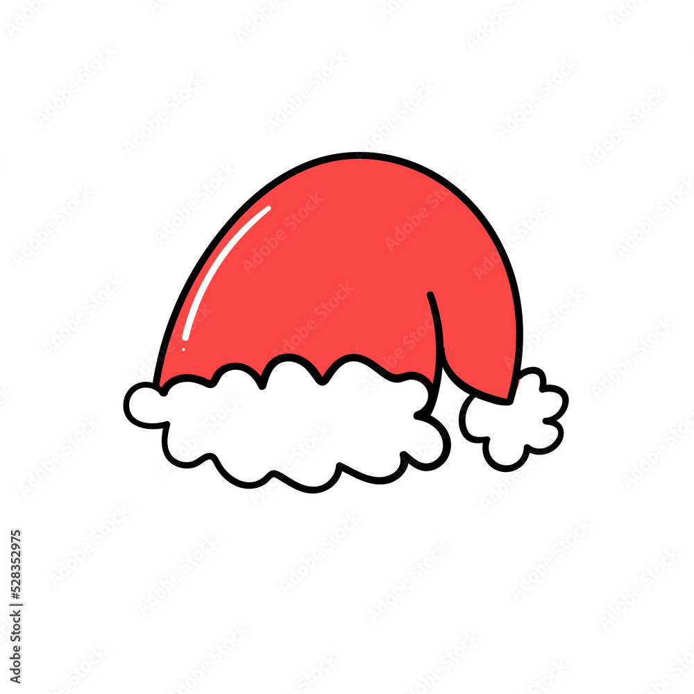 Collection Christmas elements in Christmas holiday ,for content online or banner for your website and template, Simple cartoon flat style , isolated background Collection Christmas elements in Christmas holiday ,for content online or banner for your website and template, Simple cartoon flat style , isolated background