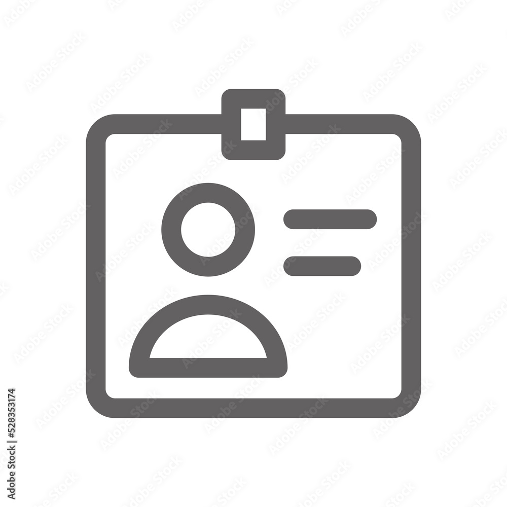 User icon with badge symbol. perfect for web design or user interface applications. Simple vector illustration. User icon with badge symbol. perfect for web design or user interface applications. Simple vector illustration.