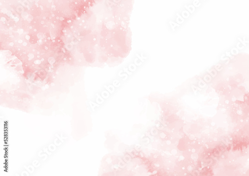 Hand painted delicate pink watercolour background