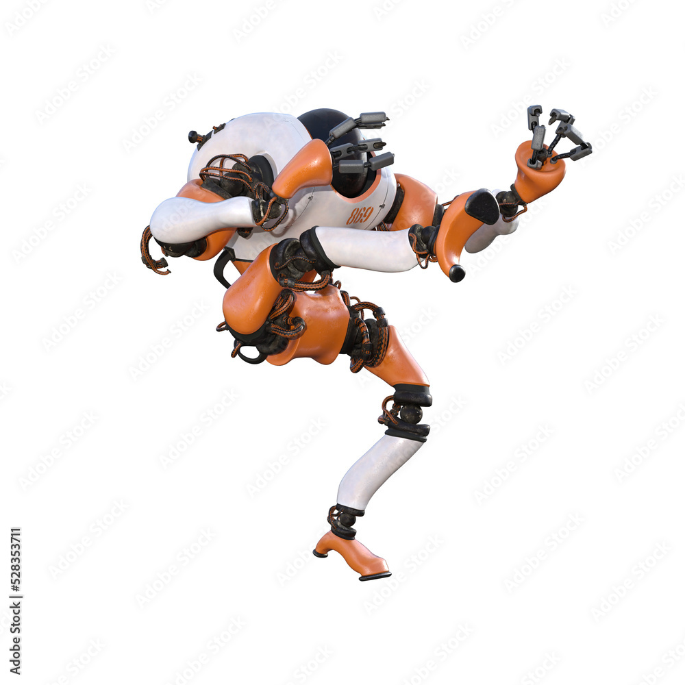 Cartoon roboter. Character for collages, Clipart, photobashing. 3d rendering illustration PNG. Cartoon roboter. Character for collages, Clipart, photobashing. 3d rendering illustration PNG.