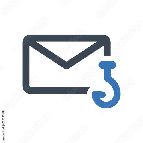 Email phishing icon