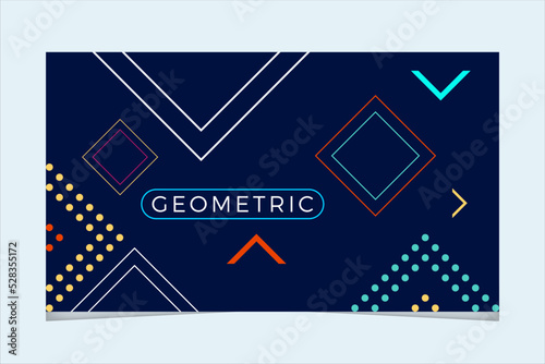 Modern technology geometric web desktop background 