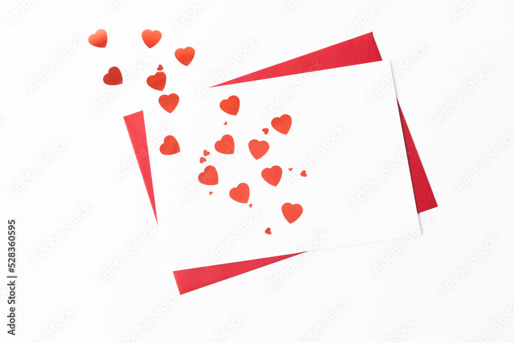 Envelope against white background