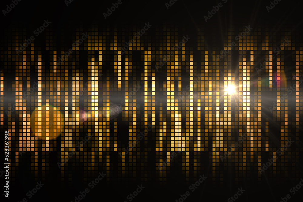 Naklejka premium Digitally generated cool pixel background