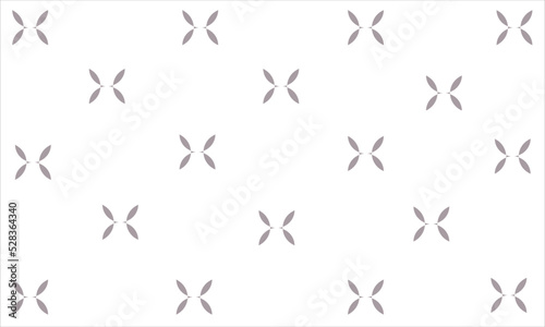 vector pattern flowers on a white background