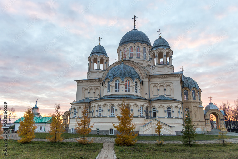 St. Nicholas monastery. Verhoturye city, Sverdlovsk region, Russia.