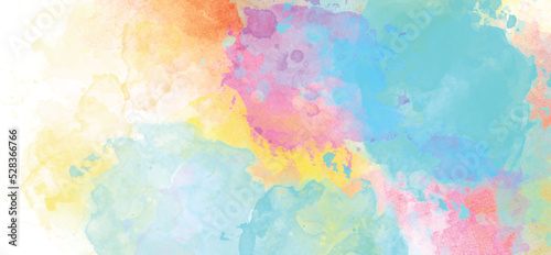 abstract watercolor hand painted, light color paint watercolor artistic background.