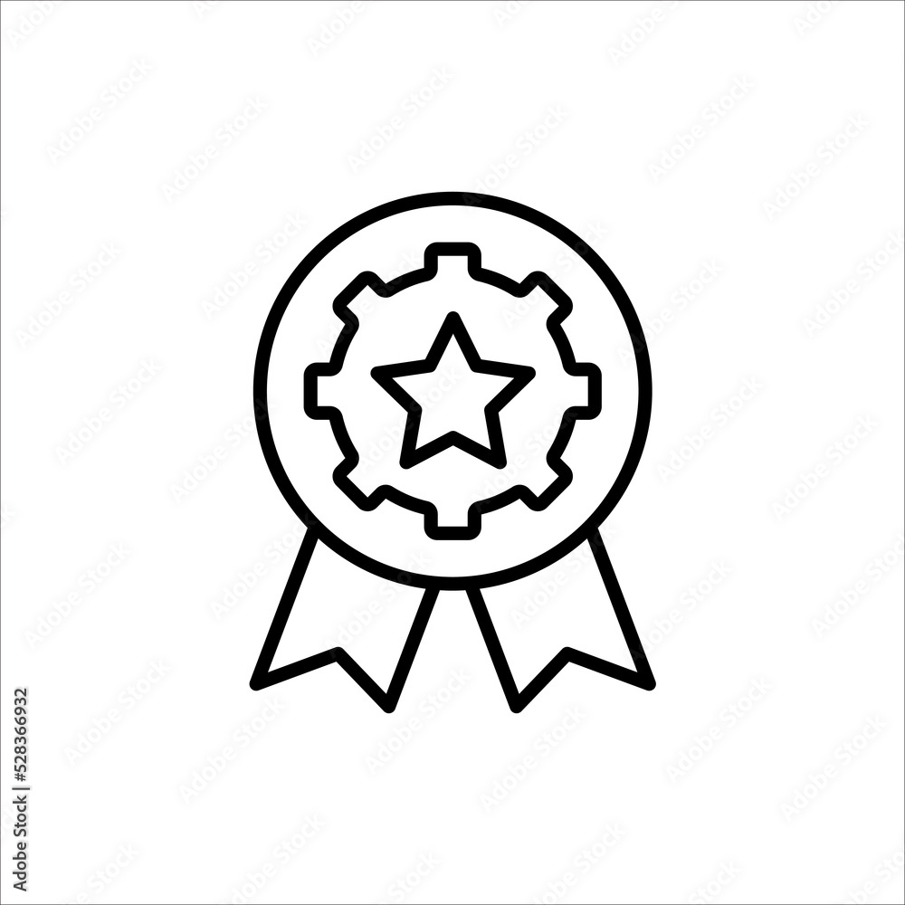 guarantee or medal concept line icon. Simple element illustration. guarantee or medal concept outline symbol design. guarantee or medal concept line icon. Simple element illustration. guarantee or medal concept outline symbol design.