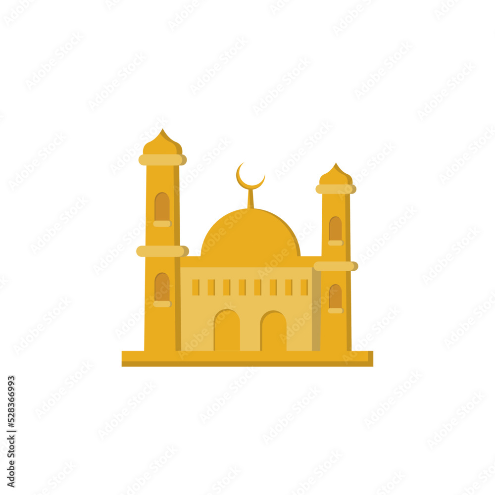 Mosque icon design template vector illustration