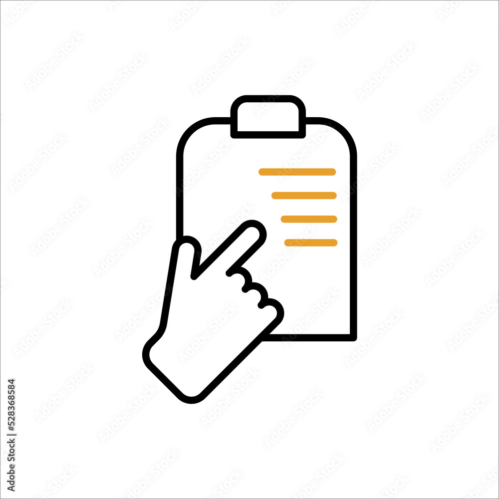 Instruction manual concept line icon. Simple element illustration. Instruction manual concept outline symbol design. Instruction manual concept line icon. Simple element illustration. Instruction manual concept outline symbol design.