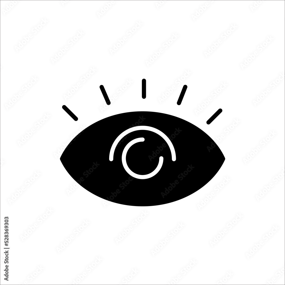 Eye Symbol Icon Vector Design Illustration