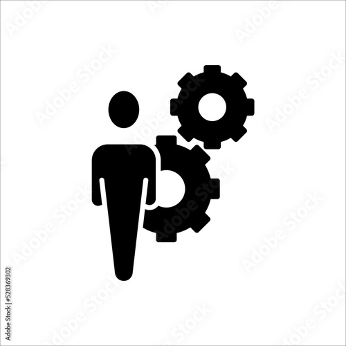 Management Symbol Icon Vector Design Illustration
