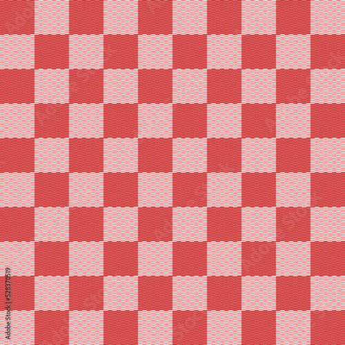 Autumn red Checkerboard plaid retro seamless pattern vector background. Abstract textured checkers vintage winter fall cozy repeat texture wallpaper, warm textile textured design.
