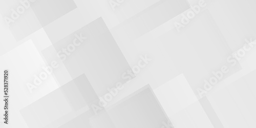Abstract banner of translucent triangles in white colors, white and grey background. space design concept. Abstract white Pattern. squares Texture backgrund.