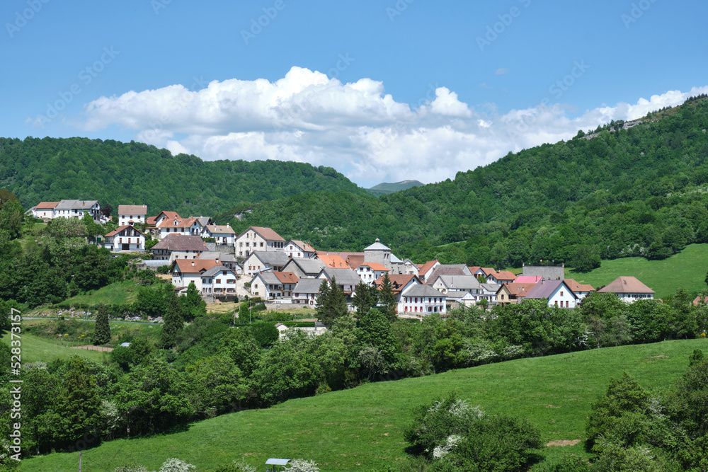 Orbaiceta, small rural village in the valley of Aézcoa, Navarra, Spain.