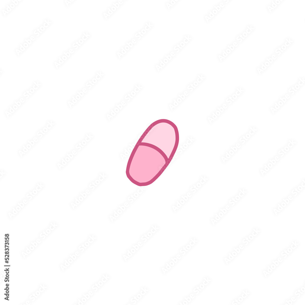 Pink Contraceptive Pill