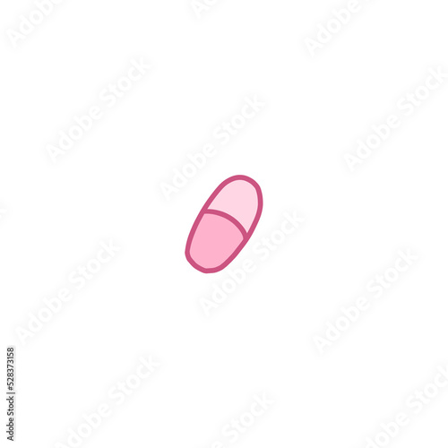 Pink Contraceptive Pill