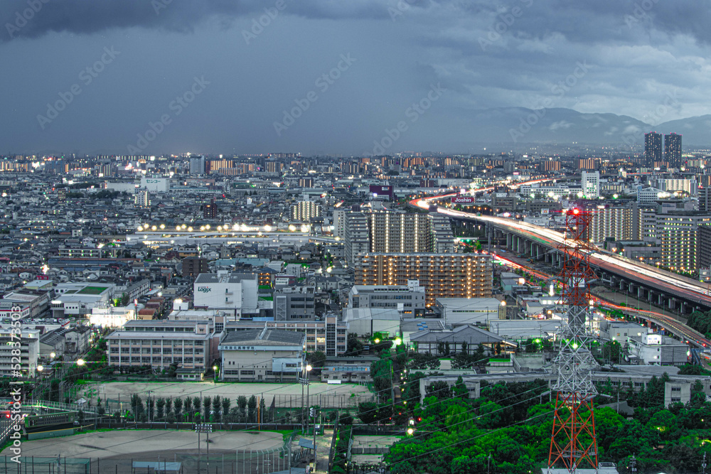 Obraz premium 東大阪の夜景