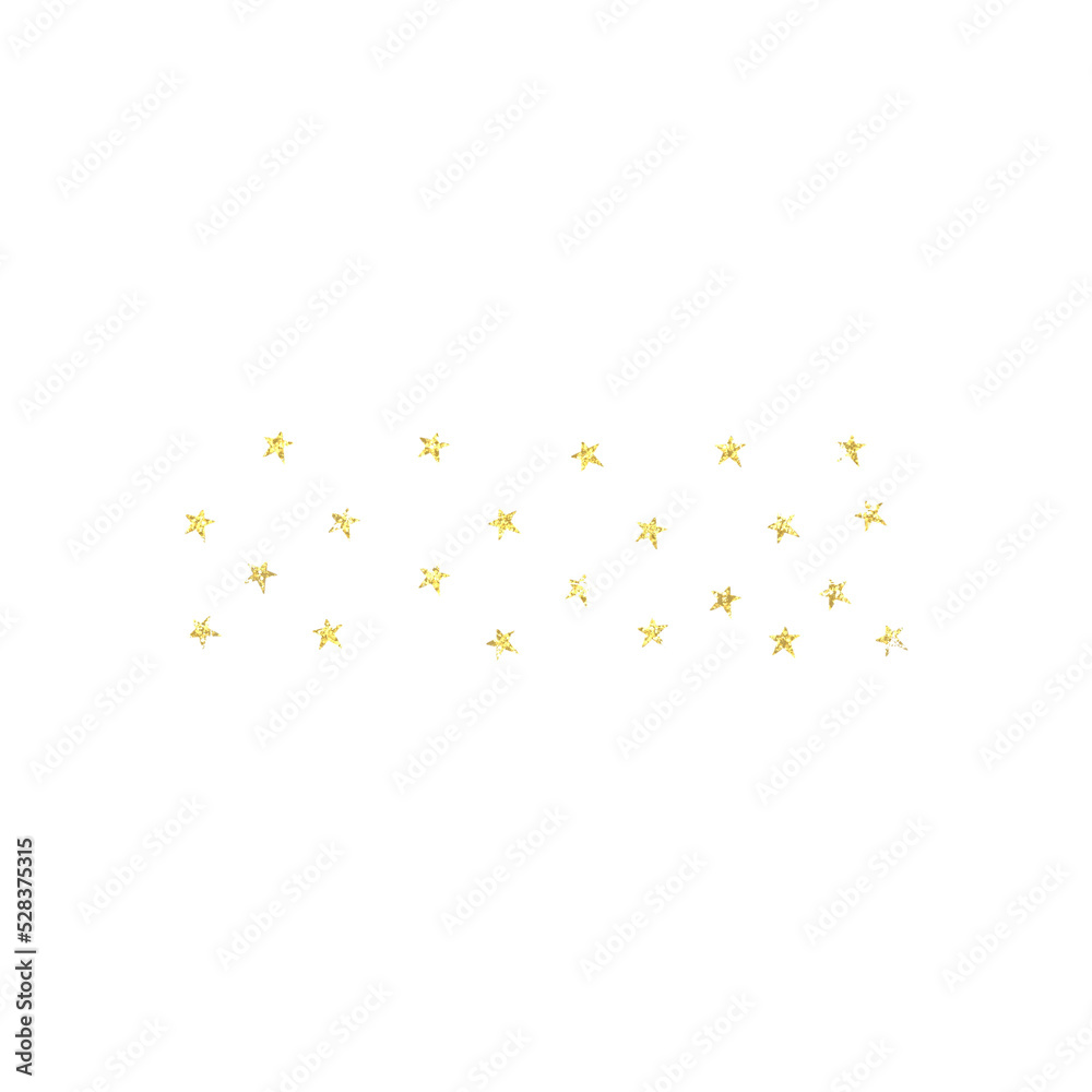 Golden Glitter Stars Golden Glitter Stars