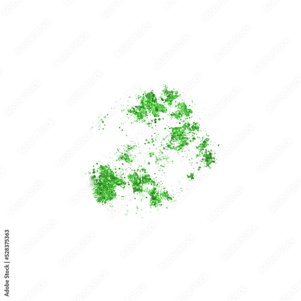 Green Glitter Splash Green Glitter Splash