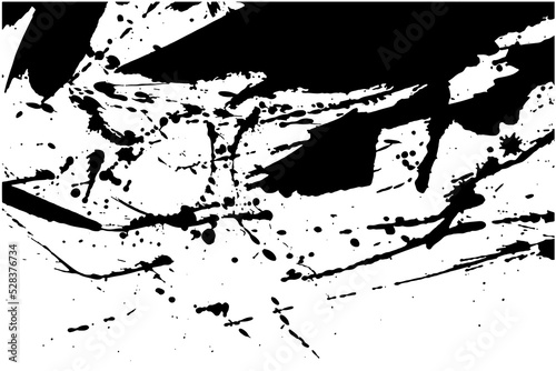 Grunge boots, splatter. Paint splash.