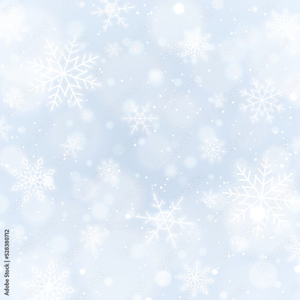 雪の結晶が降る冬のベクターイラスト背景(xmas,snowflake,snowcrystal,holiday,art,winter) 雪の結晶が降る冬のベクターイラスト背景(xmas,snowflake,snowcrystal,holiday,art,winter)